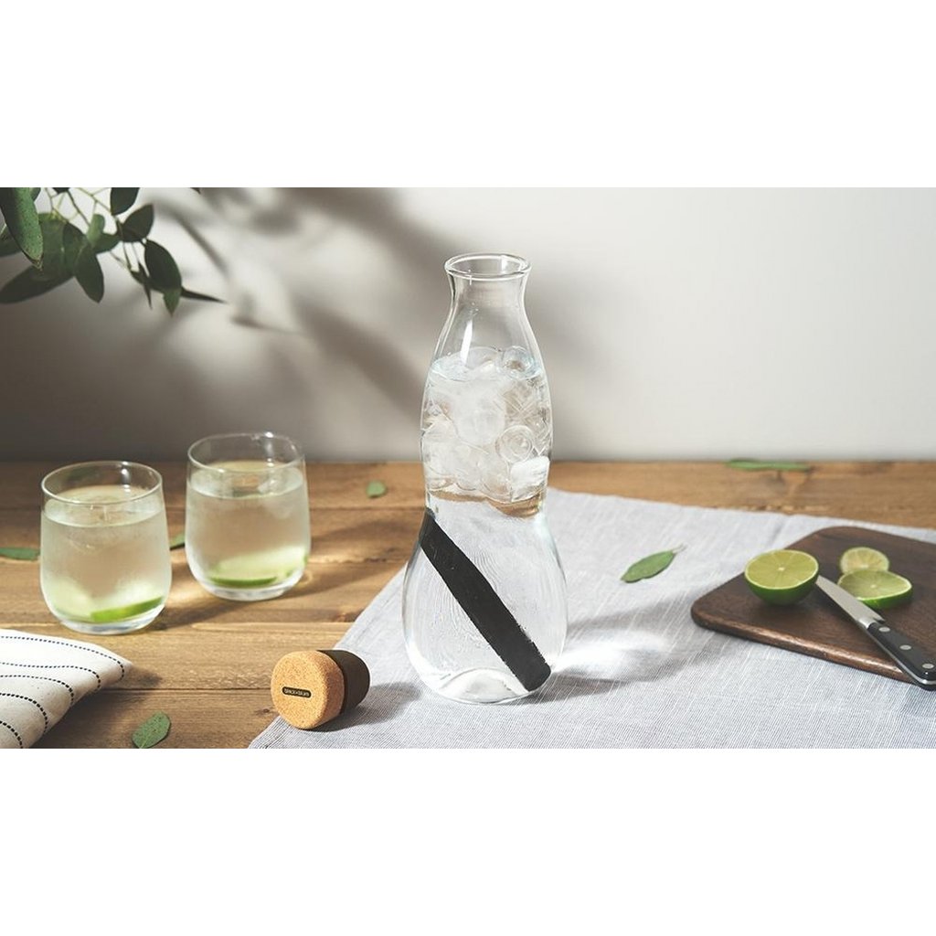 Black+Blum Eau Waterkaraf met Filter – 1,1 L | Elegant, Natuurlijk & BPA‑vrij