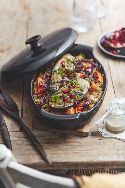 Emile Henry Papillote - 305x175x90mm - Fusain