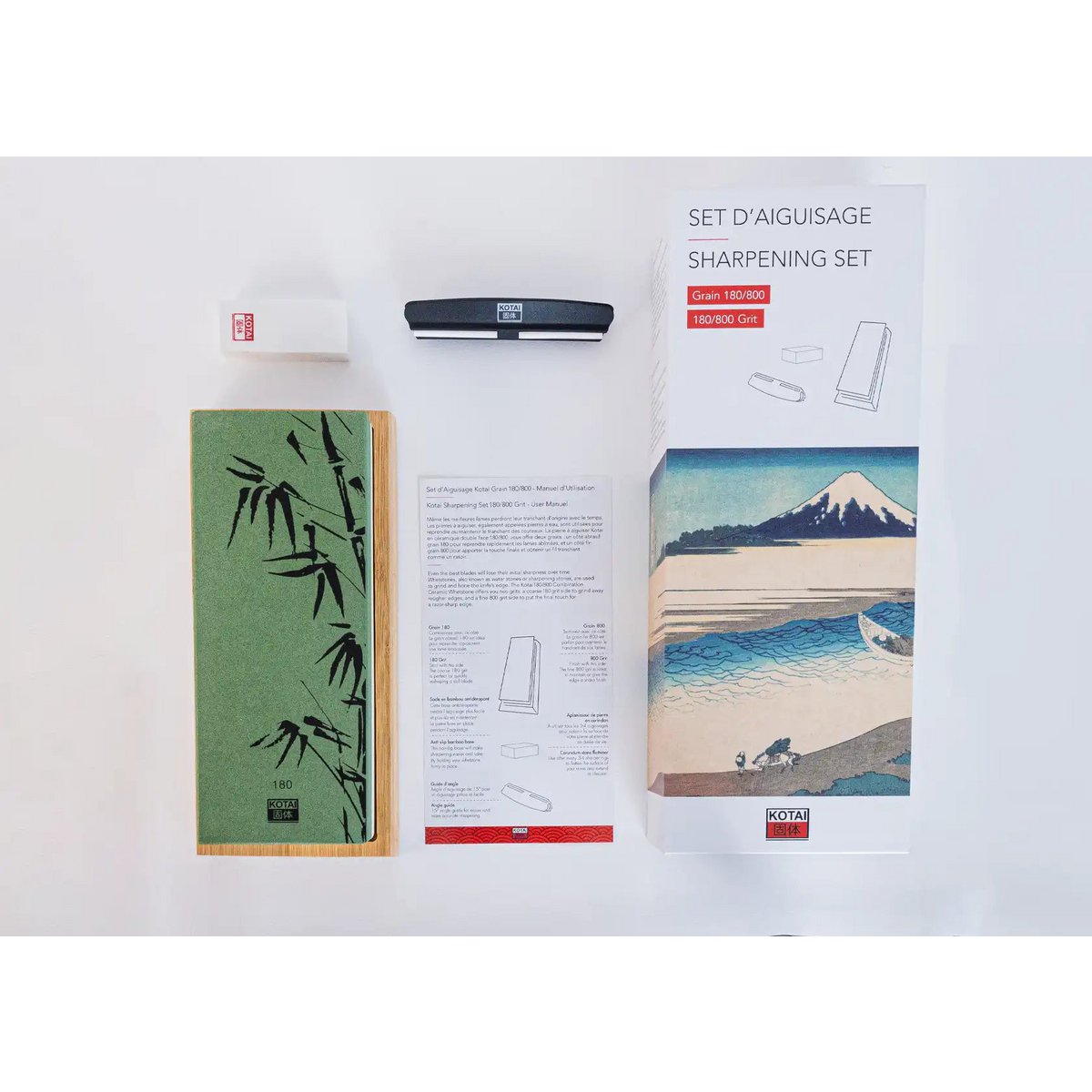 Messen- en keukenaccessoireset - De complete set Deluxe Edition (C): 6 messen + 5 accessoires - Geleverd in een Luxe bamboe geschenkverpakking