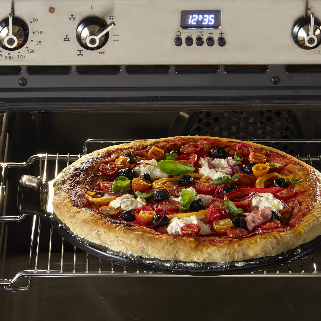 Emile Henry Pizzasteen E-box - Ø365mm - Fusain