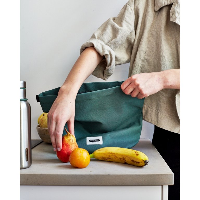 Black+Blum Lunchtas Gerecycled PET 6,7 L – Groen | Lichtgewicht, Lekvrij & Duurzaam