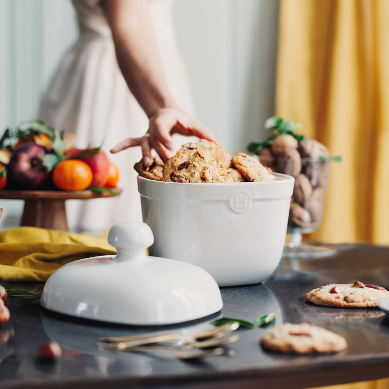 Emile Henry Koekjespot E-box - 2.45Ltr - Argile