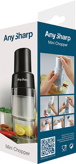 Anysharp Mini hakker - Compacte Groente- en Kruidenhakker