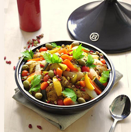 Emile Henry Tajine - Ø320mm - Fusain