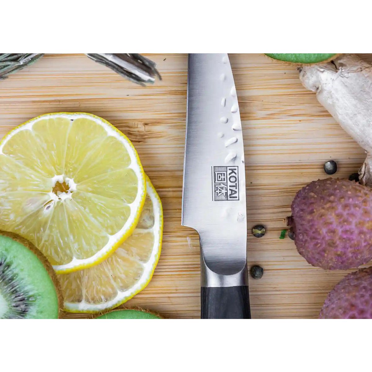 Kotai Schilmesje 90 mm – Met Bamboe Saya - Geleverd in een Luxe bamboe geschenkverpakking