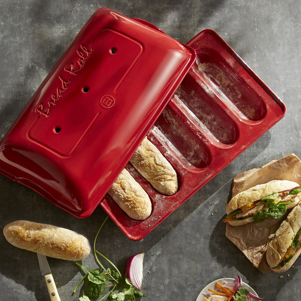 Emile Henry Baguettesvorm mini E-box - 390x230mm - Grand Cru