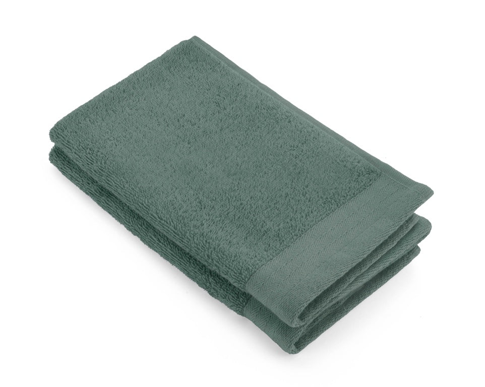 Walra Gastendoek Soft Cotton – 2-delig – Groen - Heerlijk Zacht