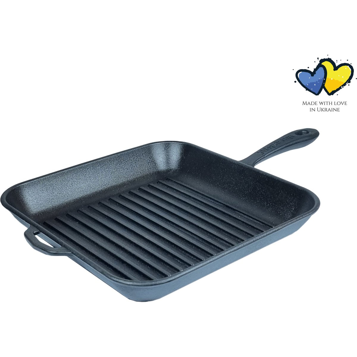 Maysternya Gietijzeren Grillpan vierkant - 28 x 28 x 4 cm