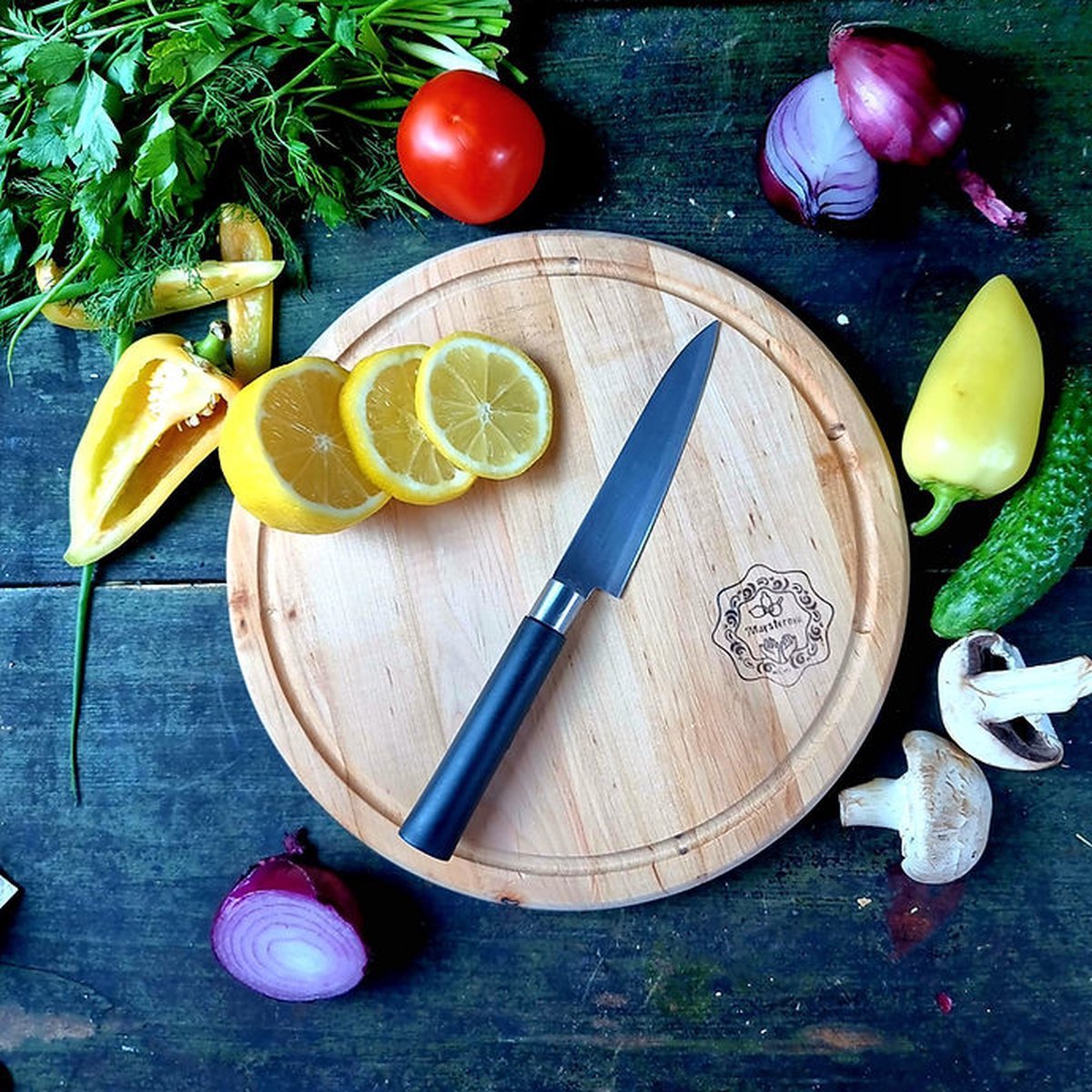 Houten Pizzaplank - Ø 31 x 1.5 cm