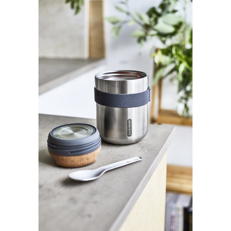 Black+Blum RVS Thermos Voedselcontainer - 550ml - Grijs
