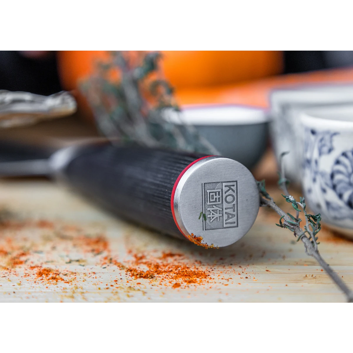 Kotai The Asian Set – 3 Messen: Schilmesje, Santoku & Hakmes - Geleverd in een Luxe bamboe geschenkverpakking