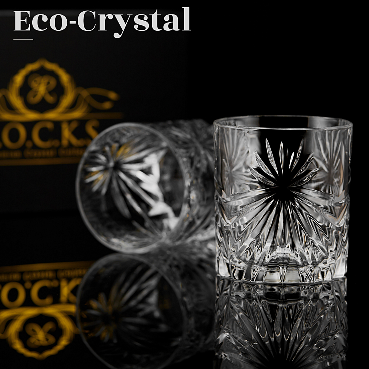 The Eco Crystal Collection – Soleil Whiskey Glass Edition - Geleverd in een geschenkverpakking