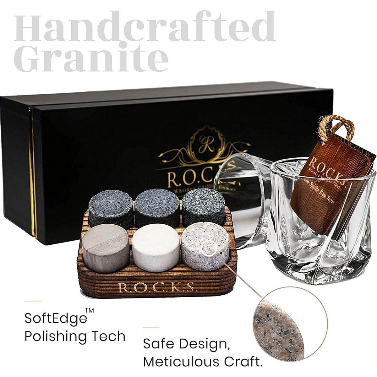 The Connoisseur's Set - Twist Whiskey Glass Edition - Geleverd in een geschenkverpakking
