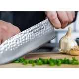 Kotai Santoku Mes 180 mm – Met Bamboe Saya - Geleverd in een Luxe bamboe geschenkverpakking