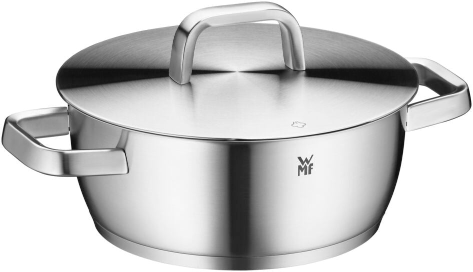 WMF Iconic Kookpan Laag met Deksel – RVS