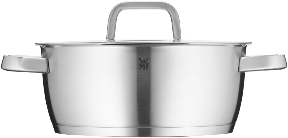 WMF Iconic Kookpan Laag met Deksel – RVS