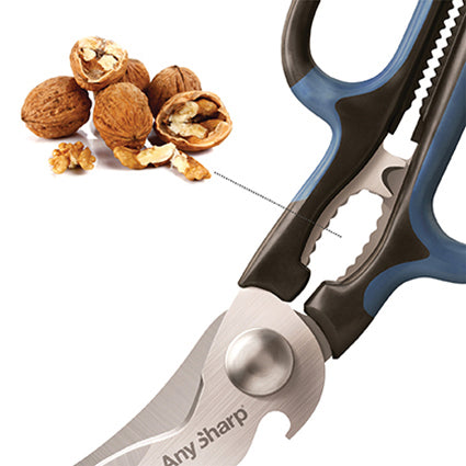 Anysharp 5-in-1 schaar multifunctioneel - Zwart/blauw