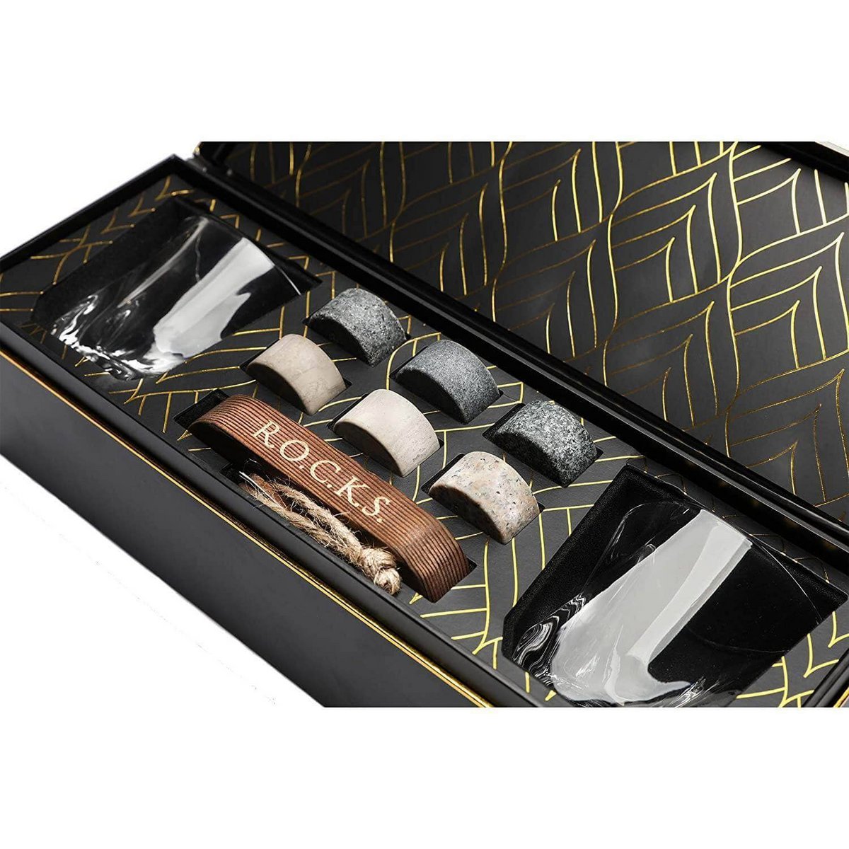 The Connoisseur's Set - Twist Whiskey Glass Edition - Geleverd in een geschenkverpakking