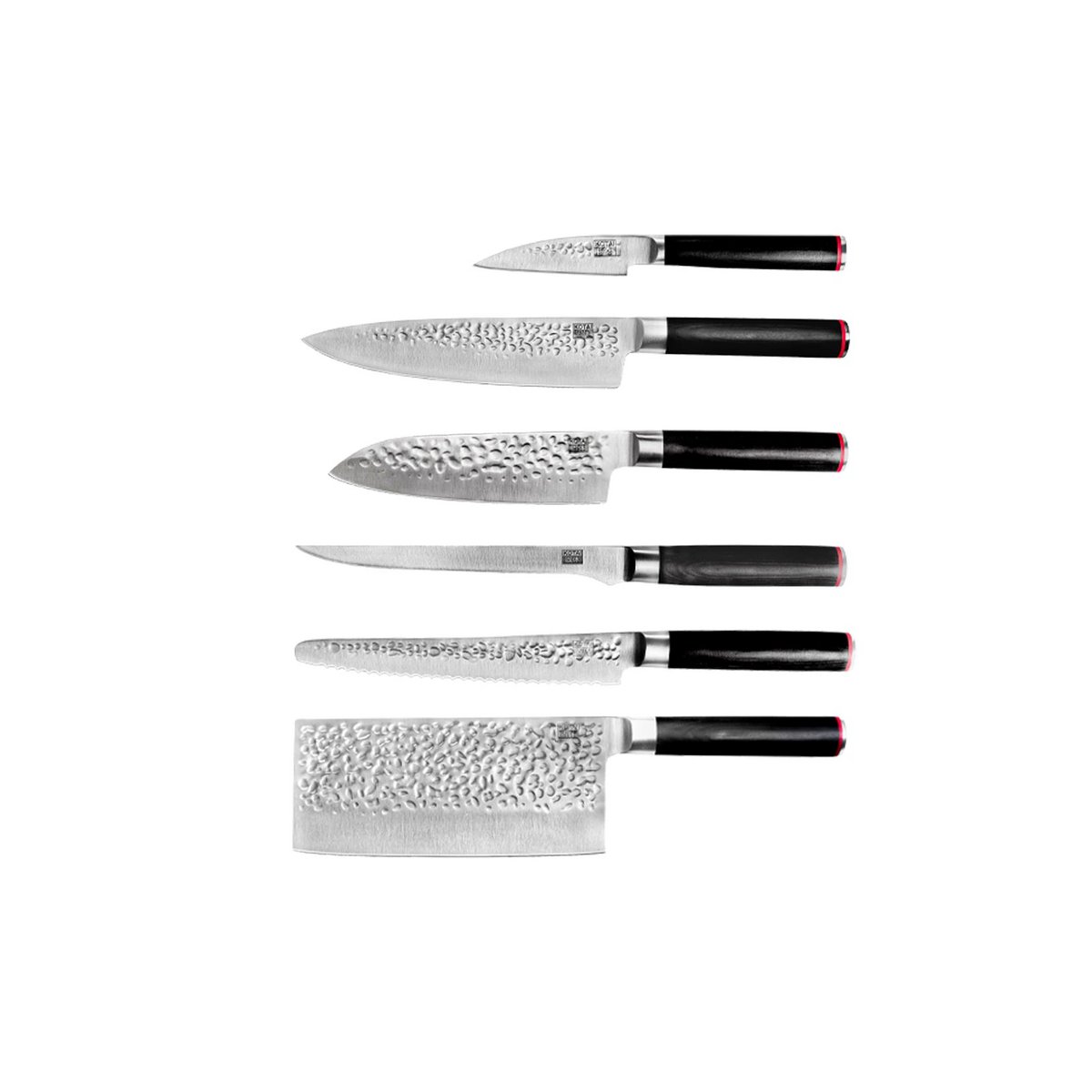 Kotai Complete Set – 6 Messen voor Alle Snijtaken - Geleverd in een Luxe bamboe geschenkverpakking