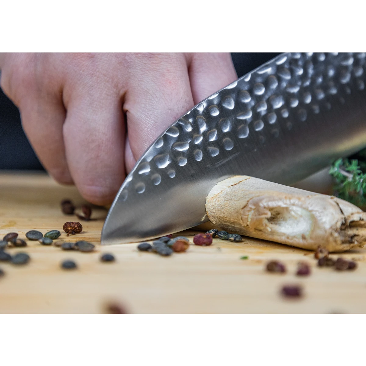 Kotai Starter Set – 2 Messen: Schilmesje & Santoku - Geleverd in een Luxe bamboe geschenkverpakking
