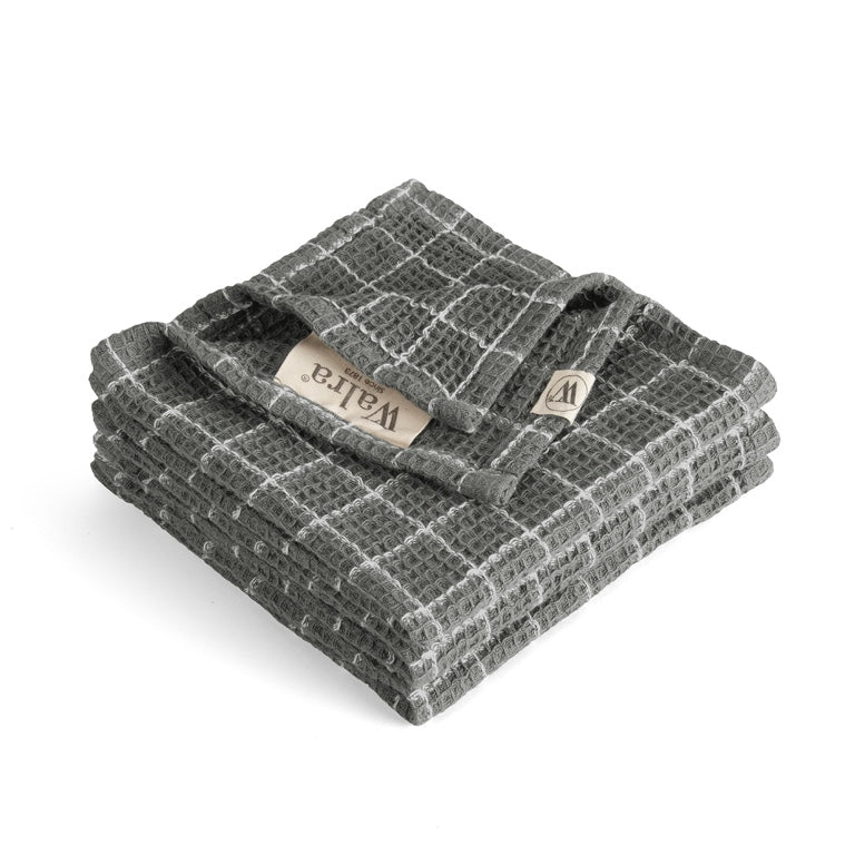 Walra Vaatdoekenset Dry with Cubes – 3-delig – Katoen