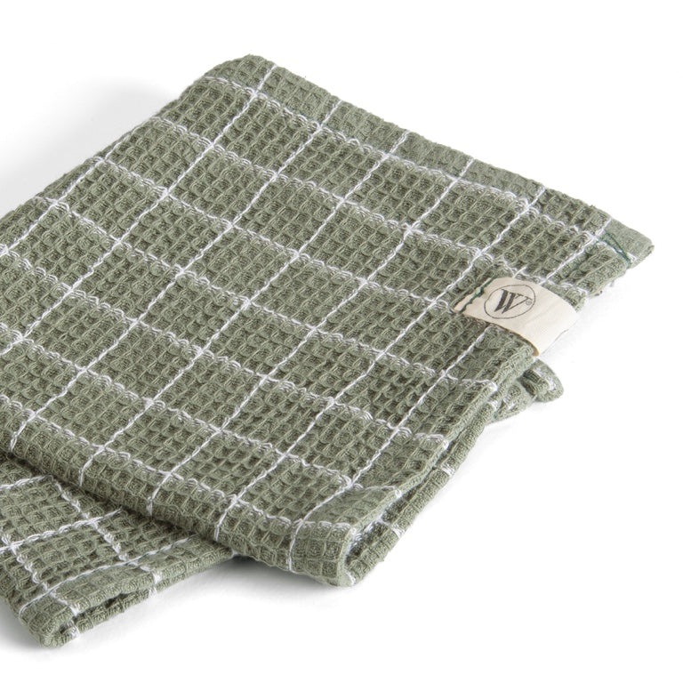Walra Vaatdoekenset Dry with Cubes – 3-delig – Katoen