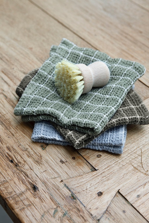 Walra Vaatdoekenset Dry with Cubes – 3-delig – Katoen