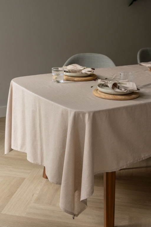 Walra Tafelkleed Lovely Linnen - 140x320cm - Naturel