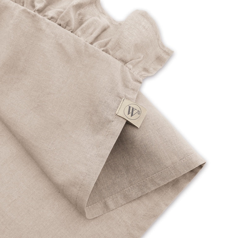 Walra Keukenset Lovely Linnen Ruffles Beige – 3-delig – Elegant & Natuurlijk