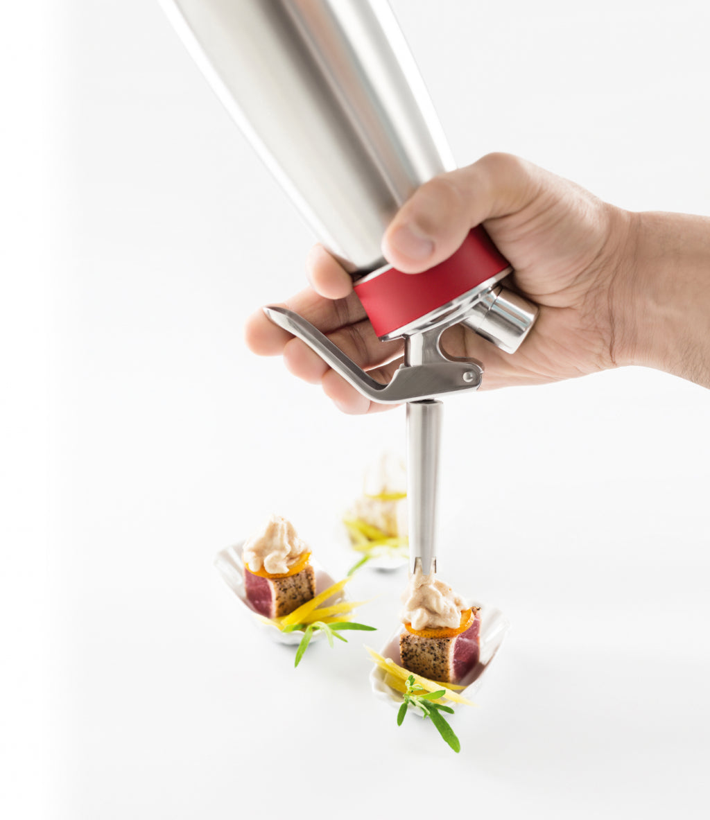 iSi Gourmet Whip Plus RVS 0.5 Liter  – Veelzijdige slagroom- en kooksyfoon