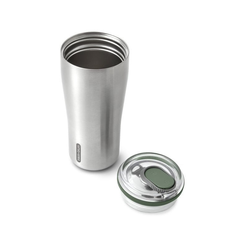 Black+Blum Thermo Reisbeker 0.6 L Groen - Vak & lekvrij, warm & koud In één