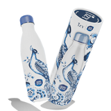 IZY Drinkfles - Heinen Delfts Blue | Luxe Thermofles 500ML met Delfts Blauw Design