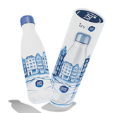 IZY Drinkfles - Heinen Delfts Blue | Luxe Thermofles 500ML met Delfts Blauw Design