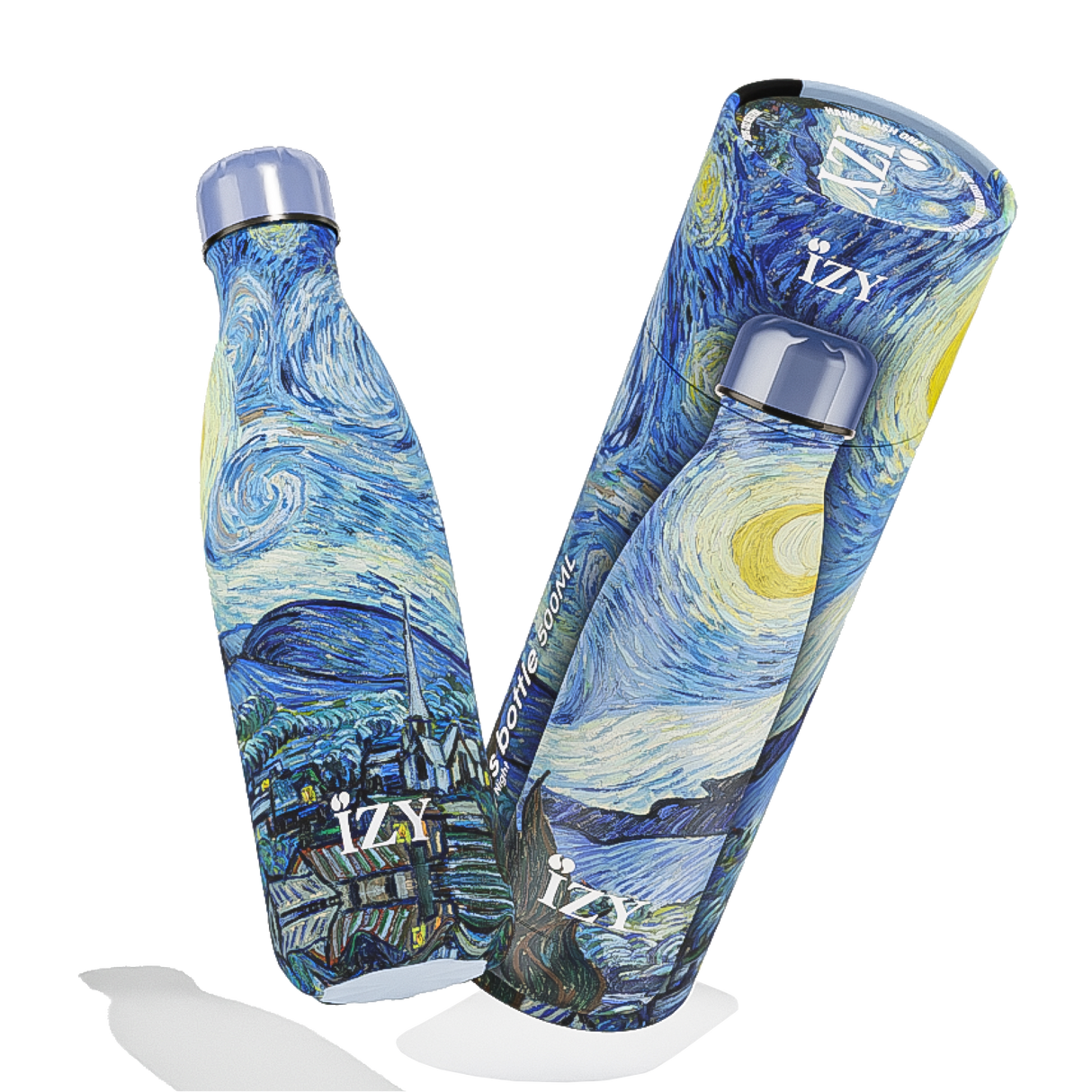 IZY Thermofles - The Artists Prints | Kunstzinnige RVS Drinkfles 500ML