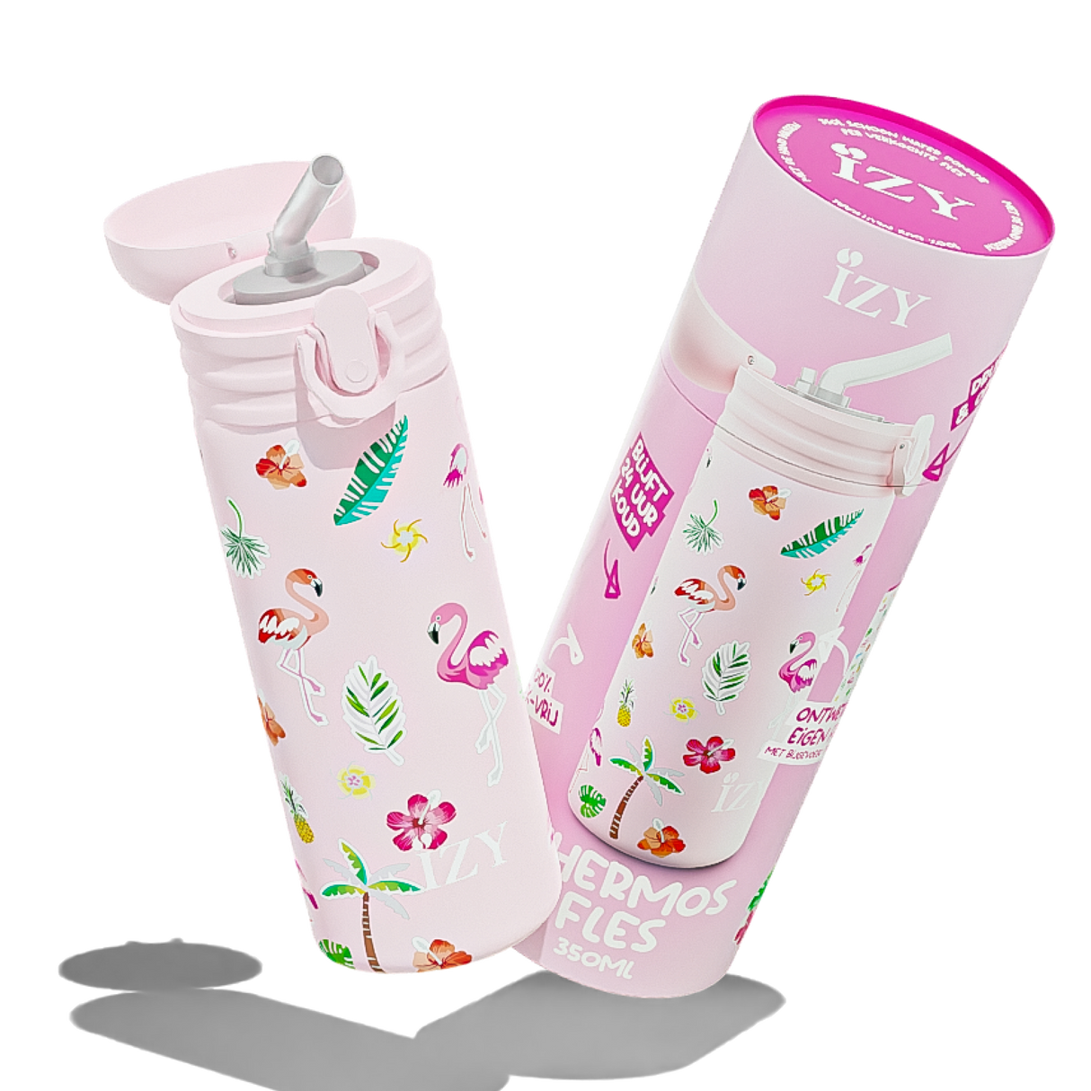 IZY Kids Thermofles - Ontwerp je Eigen Fles | 350ML Kinderdrinkfles
