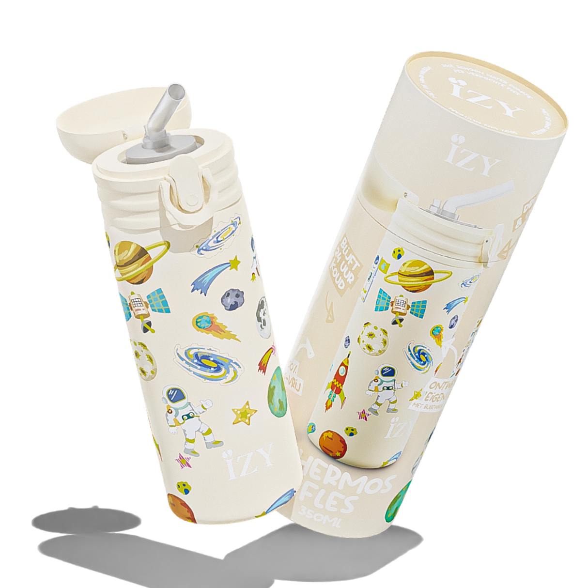IZY Kids Thermofles - Ontwerp je Eigen Fles | 350ML Kinderdrinkfles