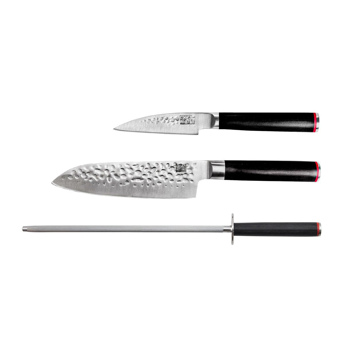 Kotai Starterset Deluxe Edition (A) – 2 Messen + Aanzetstaal - Geleverd in een Luxe bamboe geschenkverpakking