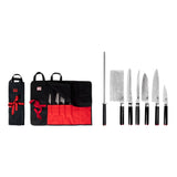 Kotai Traveler Set (B) – 6 Messen + Aanzetstaal & Messenzak