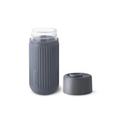 Black+Blum Reisbeker Glas 0,34 L - Grijs - Lekvrij, Smaakneutraal & Duurzaam