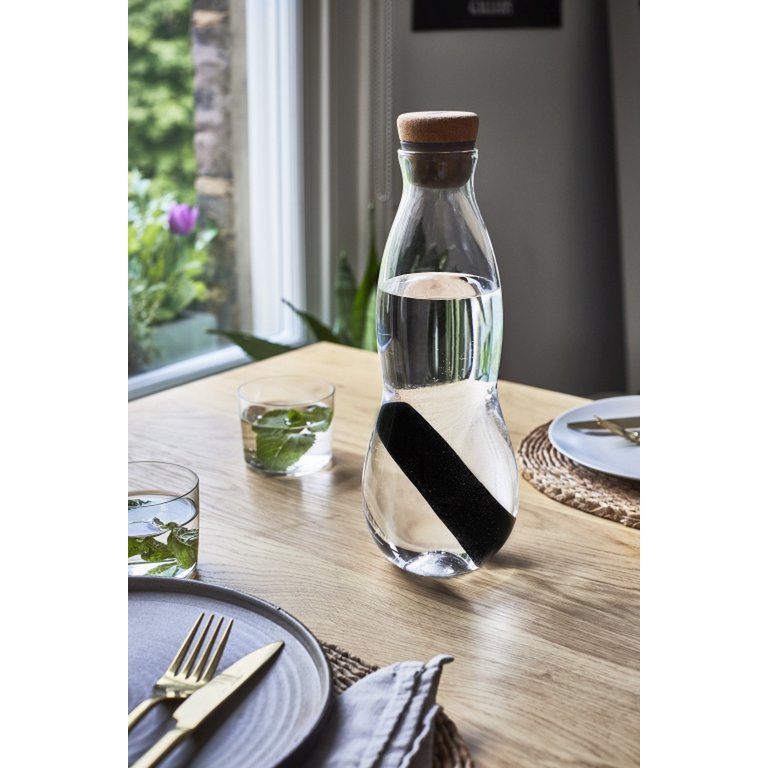 Black+Blum Eau Waterkaraf met Filter – 1,1 L | Elegant, Natuurlijk & BPA‑vrij